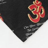 Couverture Polaire Mantra de Gayatri (Coin)