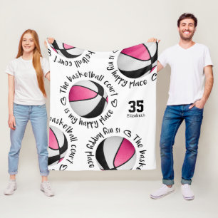 Couverture Polaire mantra sportif Le basket mon terrain heureux