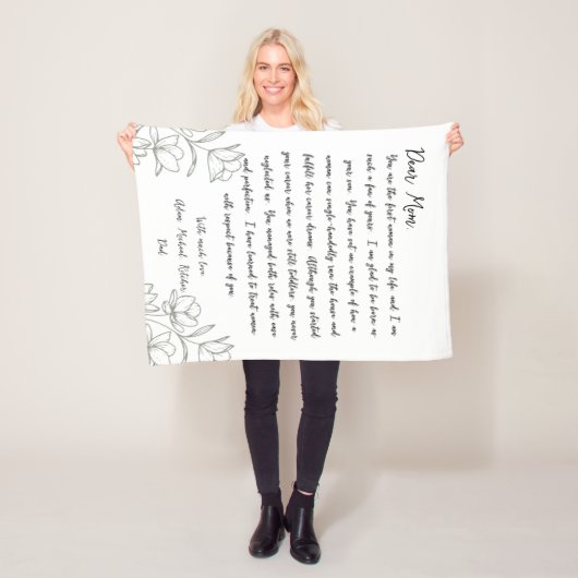 Couverture Polaire manuscrit (En situation)