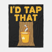 Couverture Polaire Maple Tree je tapais ce sucre (Devant)