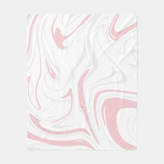 Couverture Polaire Marbre Abstrait (Devant)