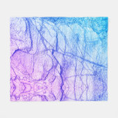 Couverture Polaire Marbre bicolore violet (Devant (Horizontal))