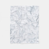 Couverture Polaire Marbre blanc (Devant)
