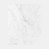 Couverture Polaire Marbre Blanc (Devant)