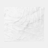 Couverture Polaire Marbre Blanc (Devant (Horizontal))