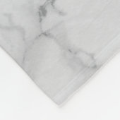 Couverture Polaire Marbre blanc et gris (Coin)