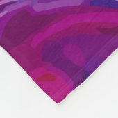 Couverture Polaire Marbre bleu rouge (Coin)