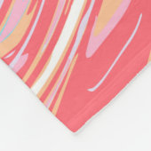 Couverture Polaire Marbre liquide Abstrait ou fond de tendance époxy (Coin)