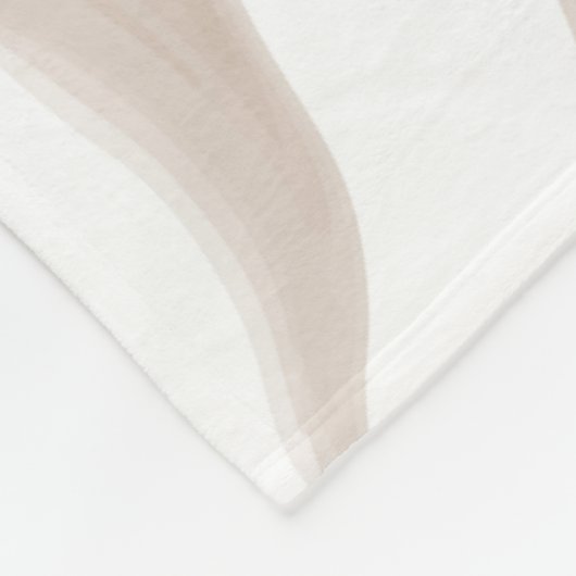 Couverture Polaire Marbre liquide beige avec or parties scintillant (Coin)