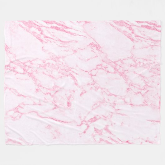 Couverture Polaire Marbre rose (Devant (Horizontal))
