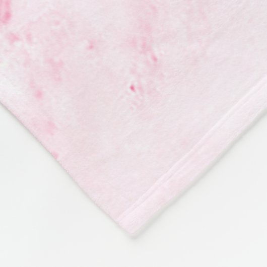 Couverture Polaire Marbre rose (Coin)