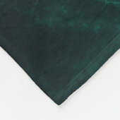 Couverture Polaire Marbre vert foncé, texture transparente. (Coin)