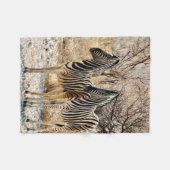 Couverture Polaire Marche de Zebra (Devant (Horizontal))