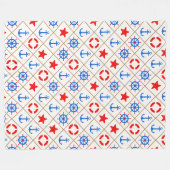 Couverture Polaire Marche maritime. (Devant (Horizontal))