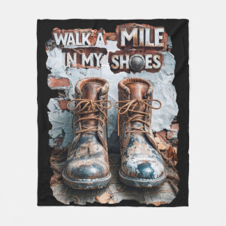 Couverture Polaire Marcher à un kilomètre dans mes chaussures - Inspi