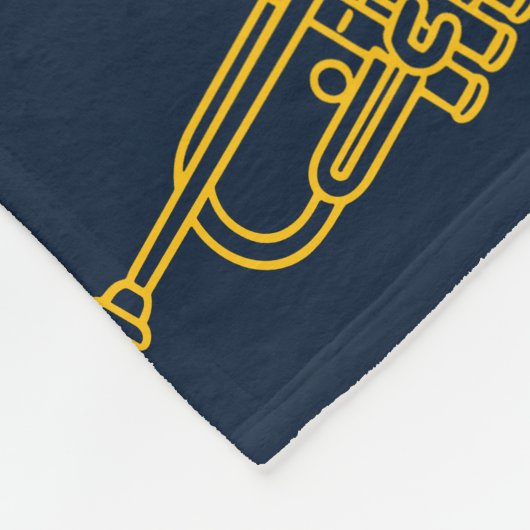 Couverture Polaire Marching Band Doodle Pattern Senior Gift (Coin)