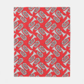 Couverture Polaire Marching Baritone Crosshatch (Devant)