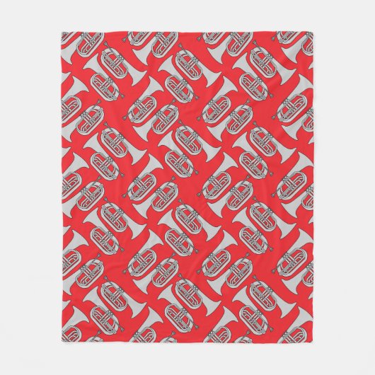 Couverture Polaire Marching Baritone Crosshatch (Devant)