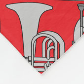 Couverture Polaire Marching Baritone Crosshatch (Coin)