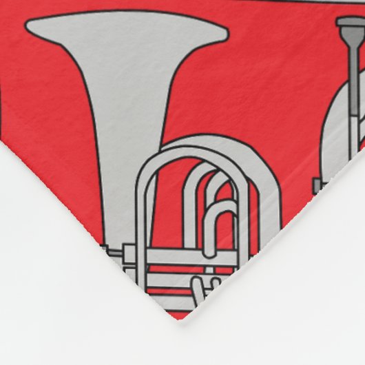 Couverture Polaire Marching Baritone Crosshatch (Coin)