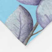 Couverture Polaire Marcos 10:27 Con Dios Todo Posible Fondo Azul Lila (Coin)