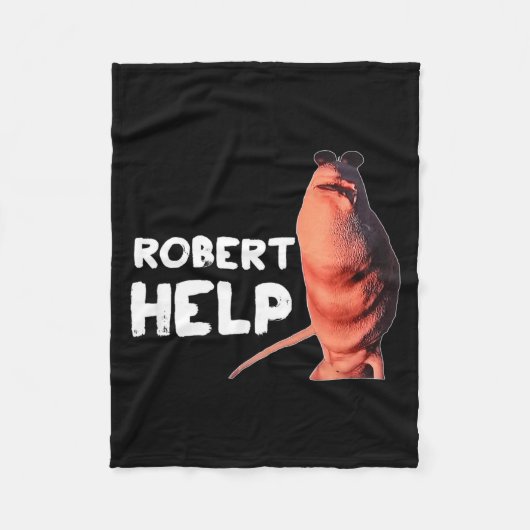 Couverture Polaire Marcus le ver Meme Graphiques drôles Vrchat Robert (Devant)