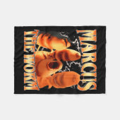 Couverture Polaire Marcus The Worm Bootleg Pour Hommes Femmes Meme Fa (Devant (Horizontal))
