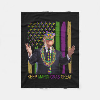 Couverture Polaire Mardi Gras Grand Drôle Trump Mardi Gras 2020