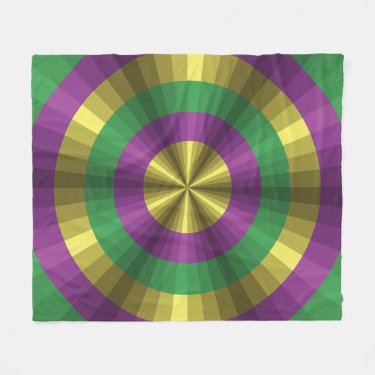 Couverture Polaire Mardi Gras Illusion Fleece (Devant (Horizontal))