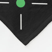 Couverture Polaire Mardi Gras Jester Casquette Motif Fleece Blanche (Coin)