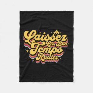 Couverture Polaire Mardi Gras Laisse Les Goodtimes Laissez Les Bon Te