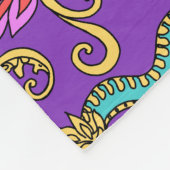 Couverture Polaire Mardi Gras Masquerade Masques Masques Vert violet  (Coin)