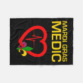Couverture Polaire Mardi Gras Medic (Devant (Horizontal))