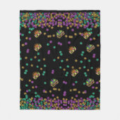 Couverture Polaire Mardi Gras Motif moderne (Devant)