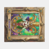 Couverture Polaire Mardi Gras Realm Portraits - L'Artiste Dali (Devant (Horizontal))