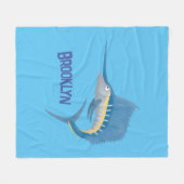 Couverture Polaire Marée de plaisance de l'espadon (Devant (Horizontal))