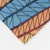 Couverture Polaire Marée mosaïque (Coin)