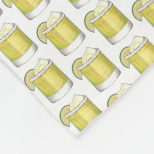 Couverture Polaire Margarita Cocktail d'été Mixte Boisson Lime Vert