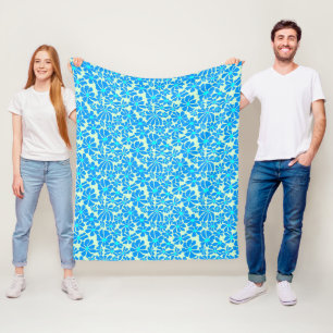 Couverture Polaire Marguerite en 2 teintes B02.bblue L Vert BG
