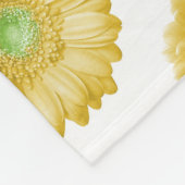Couverture Polaire Marguerite jaune (Coin)