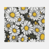 Couverture Polaire Marguerite Style Comic (Devant (Horizontal))