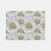 Couverture Polaire Marguerites (Devant (Horizontal))