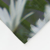 Couverture Polaire Marguerites sur Gris (Coin)