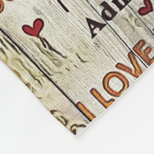 Couverture Polaire Mari À Mon Mari Je T'Aime (Coin)