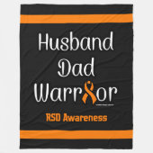 Couverture Polaire Mari papa Warrior...RSD Fleece Blanket (Devant)