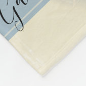 Couverture Polaire Mariage à fleurs Blue Hydrangea (Coin)