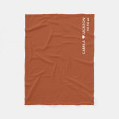 Couverture Polaire Mariage campagnard Automne Fleece Blanket Favorise (Devant)