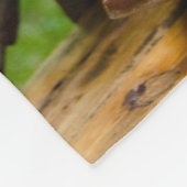 Couverture Polaire Mariage de marguerites roses rustiques et de botte (Coin)