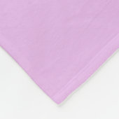 Couverture Polaire Mariage De Papillons Lilac Et Blanc (Coin)