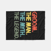 Couverture Polaire Mariage du marié Cérémonie de mariage enterrement (Devant (Horizontal))